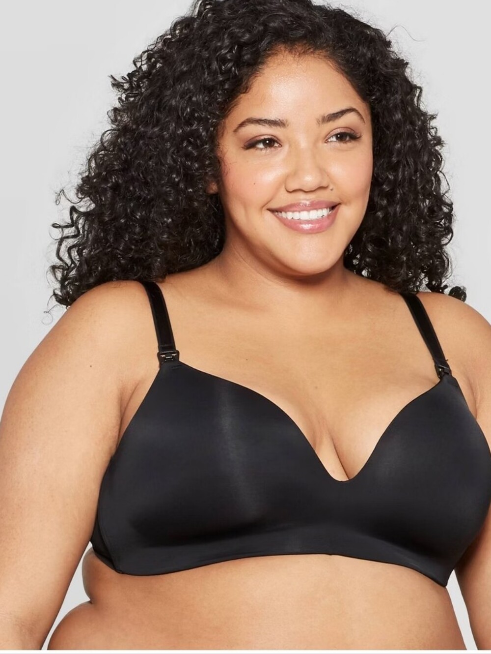 Auden Seamless Wireless Black Nursing Bra